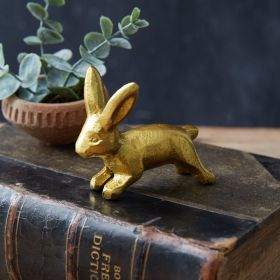 Mini Gold Bunny Figurine - Box of 4 Mini Gold Bunny Figurine - Box of 4