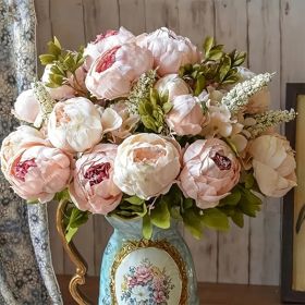 1pc, Realistic Peony Silk Flowers for Home Decor and Weddings - DIY Craft and Bridal Bouquet - Indoor and Outdoor Decoration 1pc, Realistic Peony Silk Flowers for Home Decor and Weddings - DIY Craft and Bridal Bouquet - Indoor and Outdoor Decoration